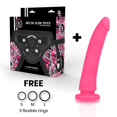 Dildo in Silicone Medicale con Imbracatura – Sicuro e Ipoallergenico